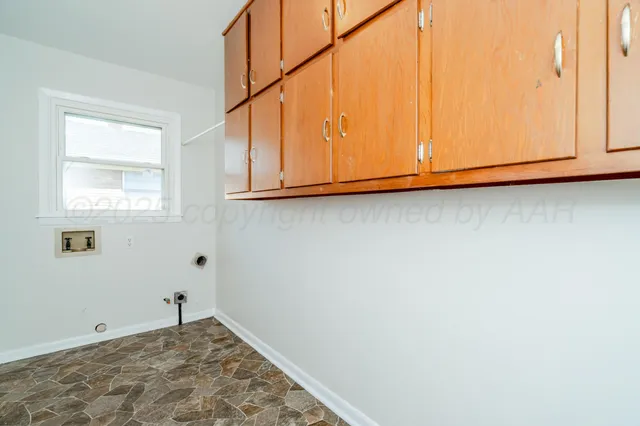 a view of small space with wooden floor