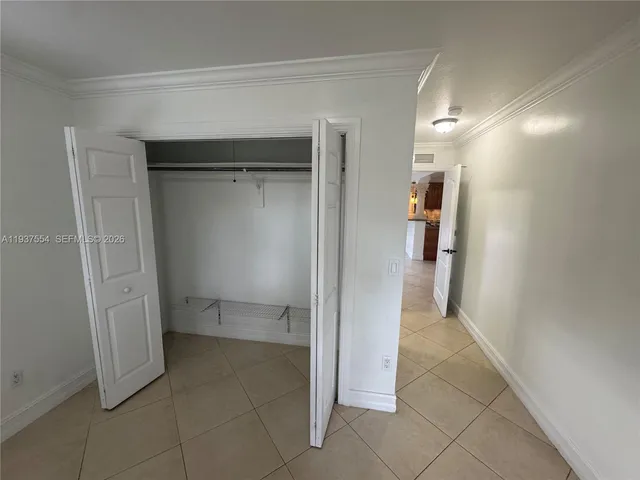 a view of closet area