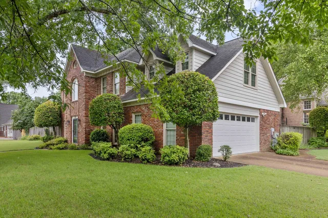 a house that has a tree in front of it