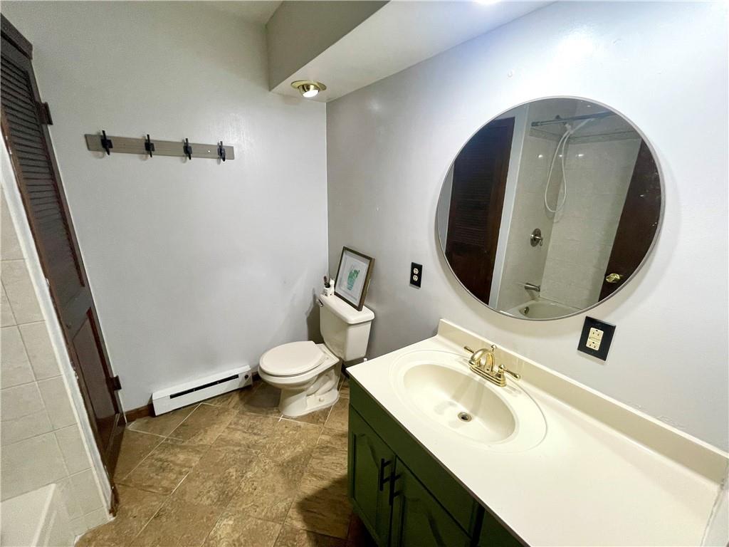 418 Forrest Hill Road Industry, PA 15052 - Photo 16 of 44 a bathroom with a toilet sink and mirror