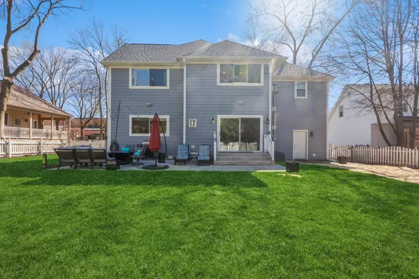 a front view of house with yard