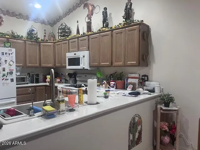 a close view of dining table