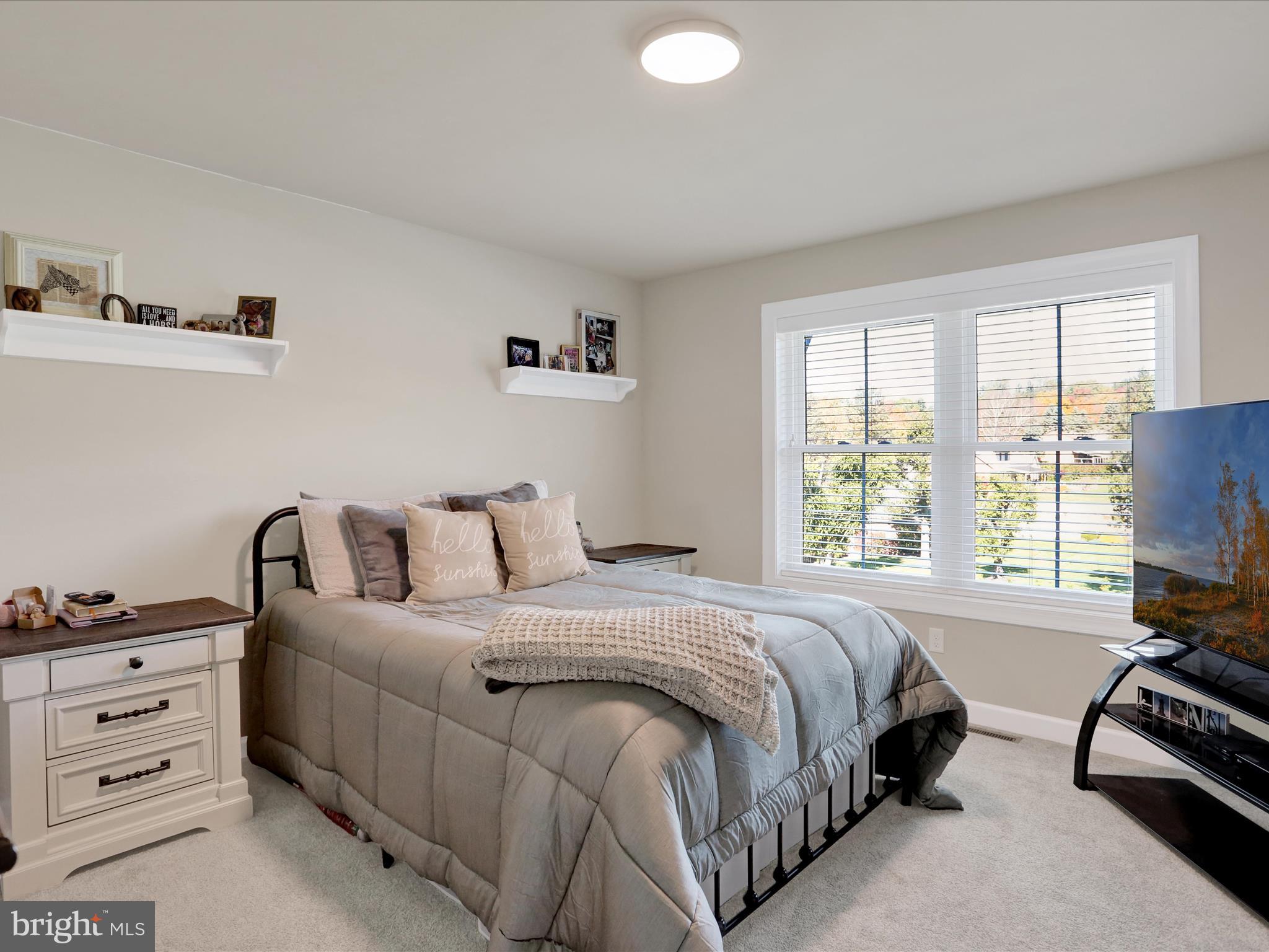 344 Hampshire Road Reading, PA 19608 - Photo 29 of 43 a bedroom with a bed a couch and a window