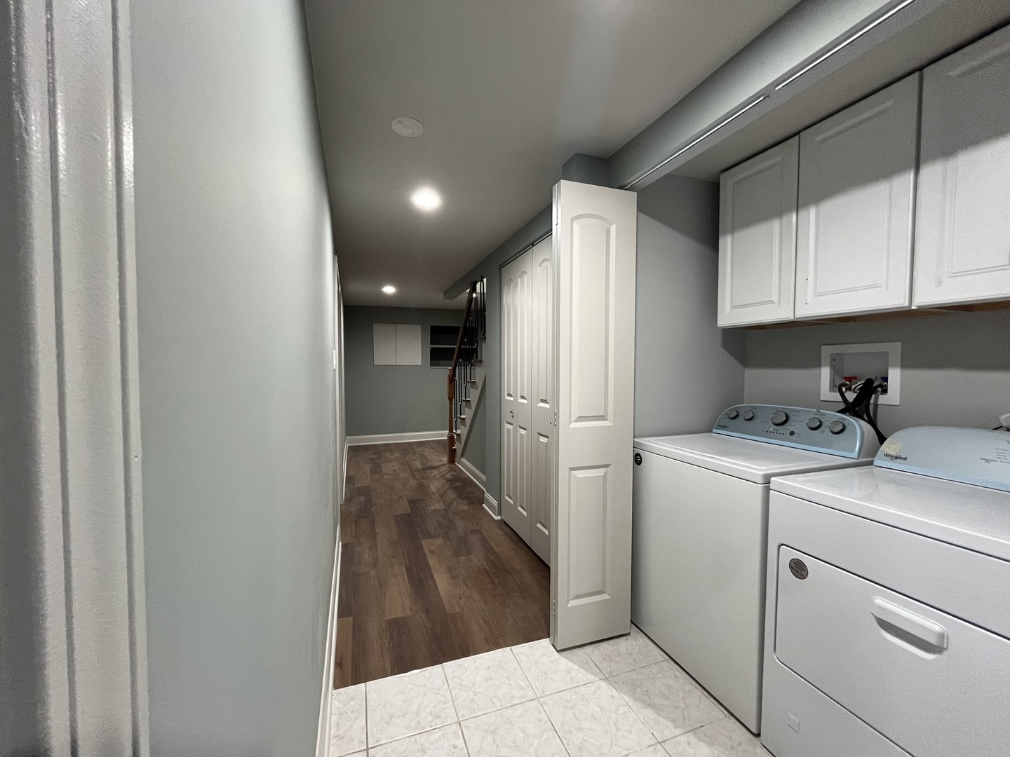 1446 West Irving Park Road, Unit 1 Chicago, IL 60613 - Photo 15 of 24 a view of storage and utility room with washer and dryer