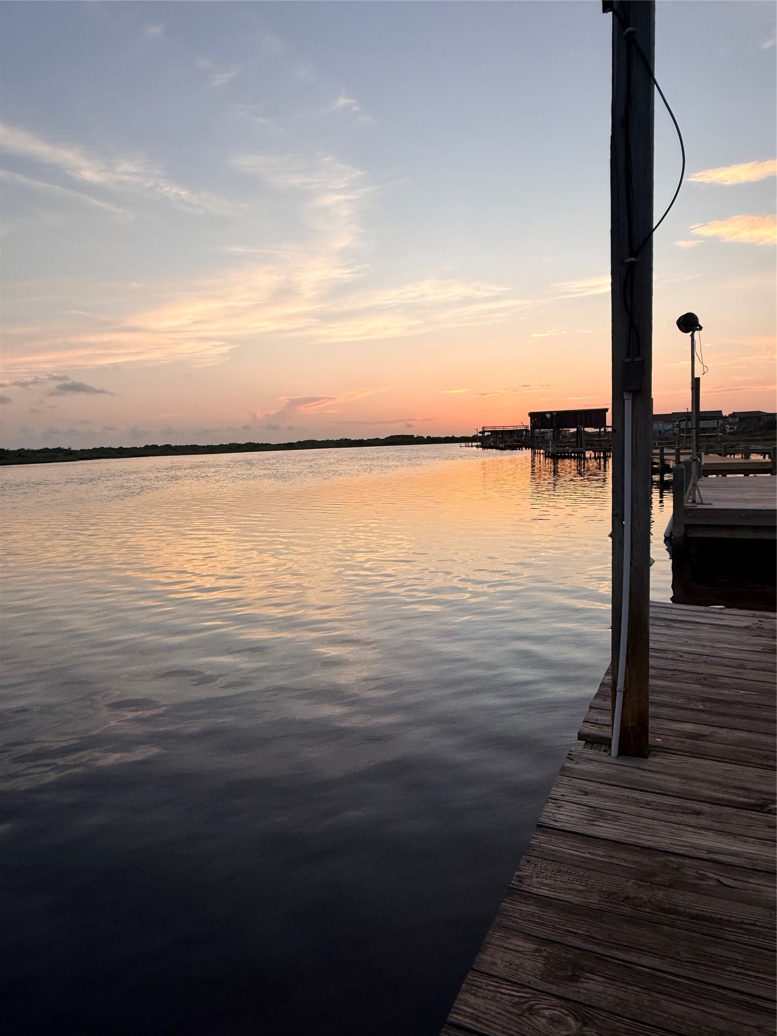 124 Seagull Road Sargent, TX 77414 - Photo 36 of 49 beautiful evening out on dock