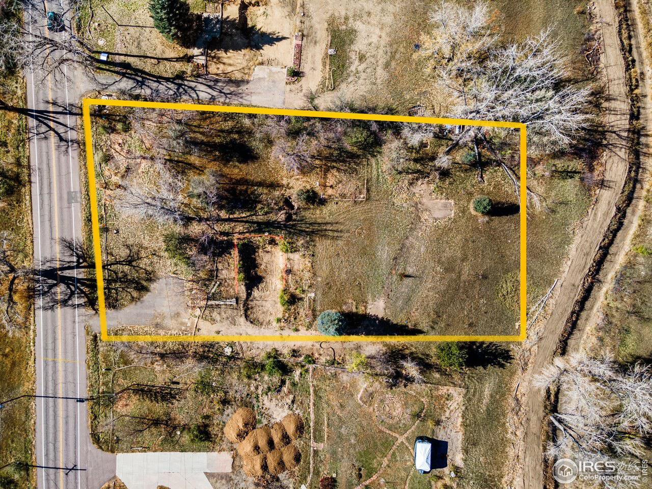 5849 Marshall Road Boulder, CO 80303 - Photo 2 of 25 Yellow Property Lines are Approximate. Buyer to Verify.