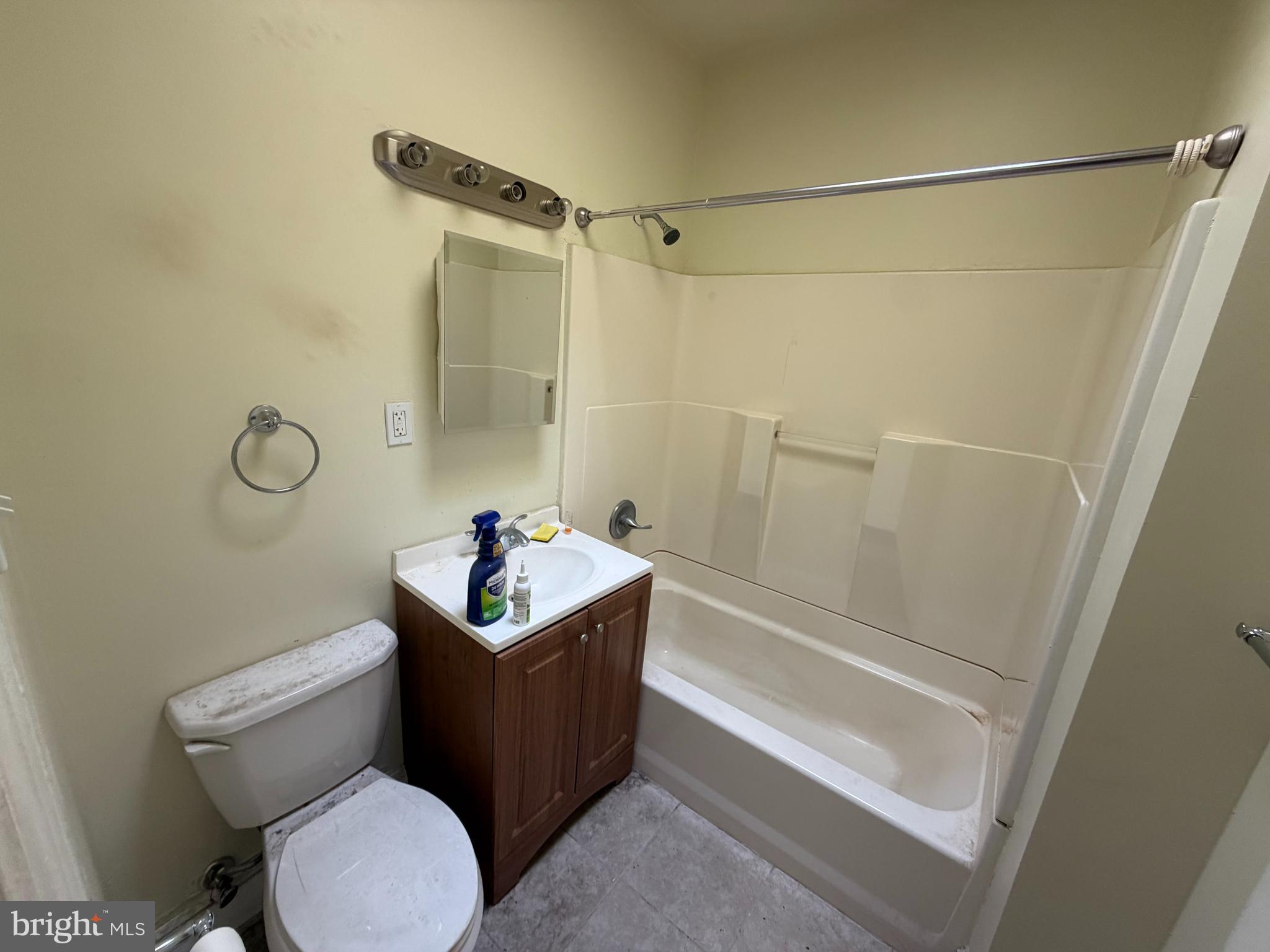 130 16th Street Northeast Washington, DC 20002 - Photo 12 of 24 a bathroom with a sink a toilet and shower