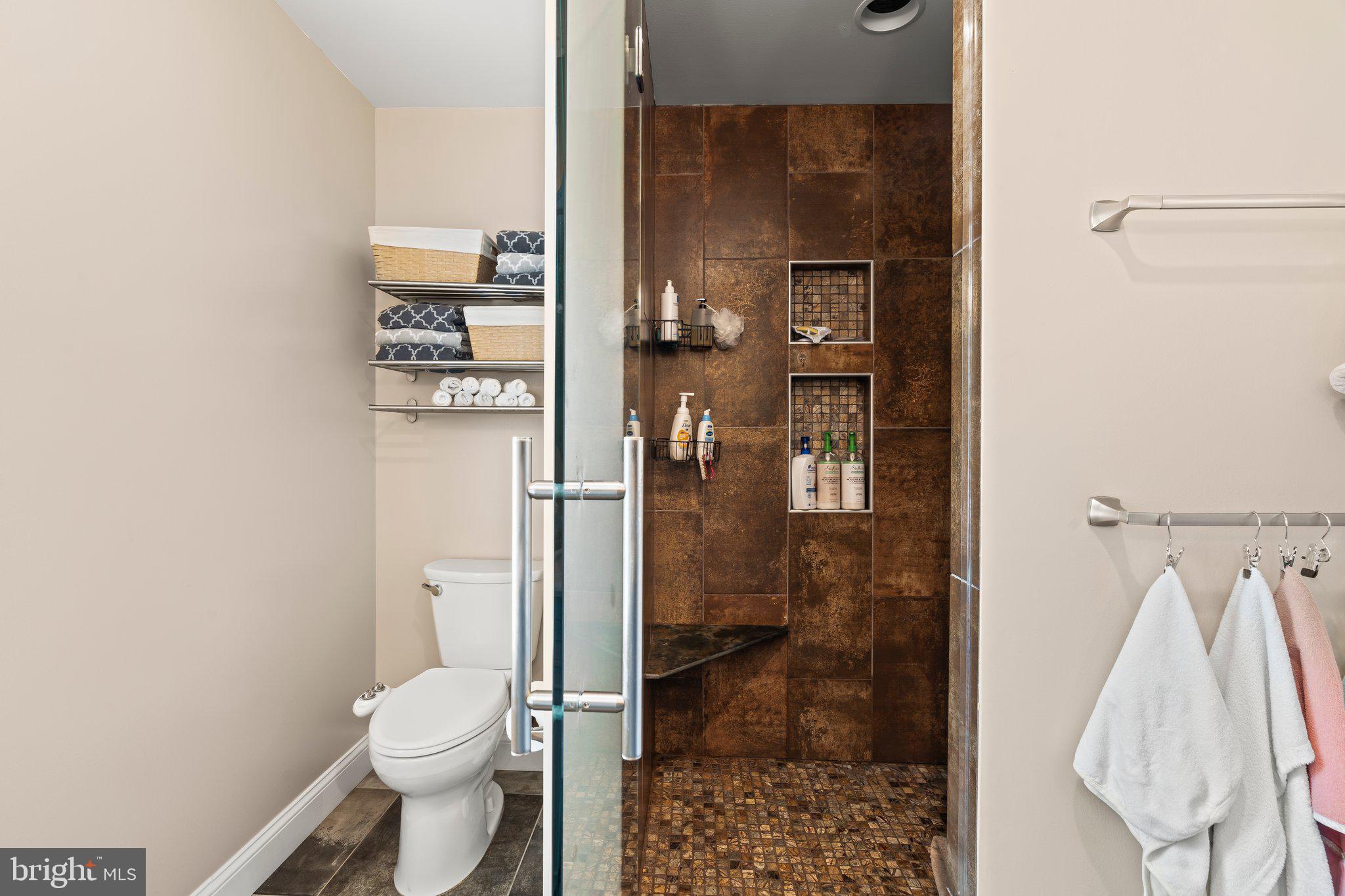 1413 Cortez Road Blue Bell, PA 19422 - Photo 32 of 66 a bathroom with a toilet and a shower