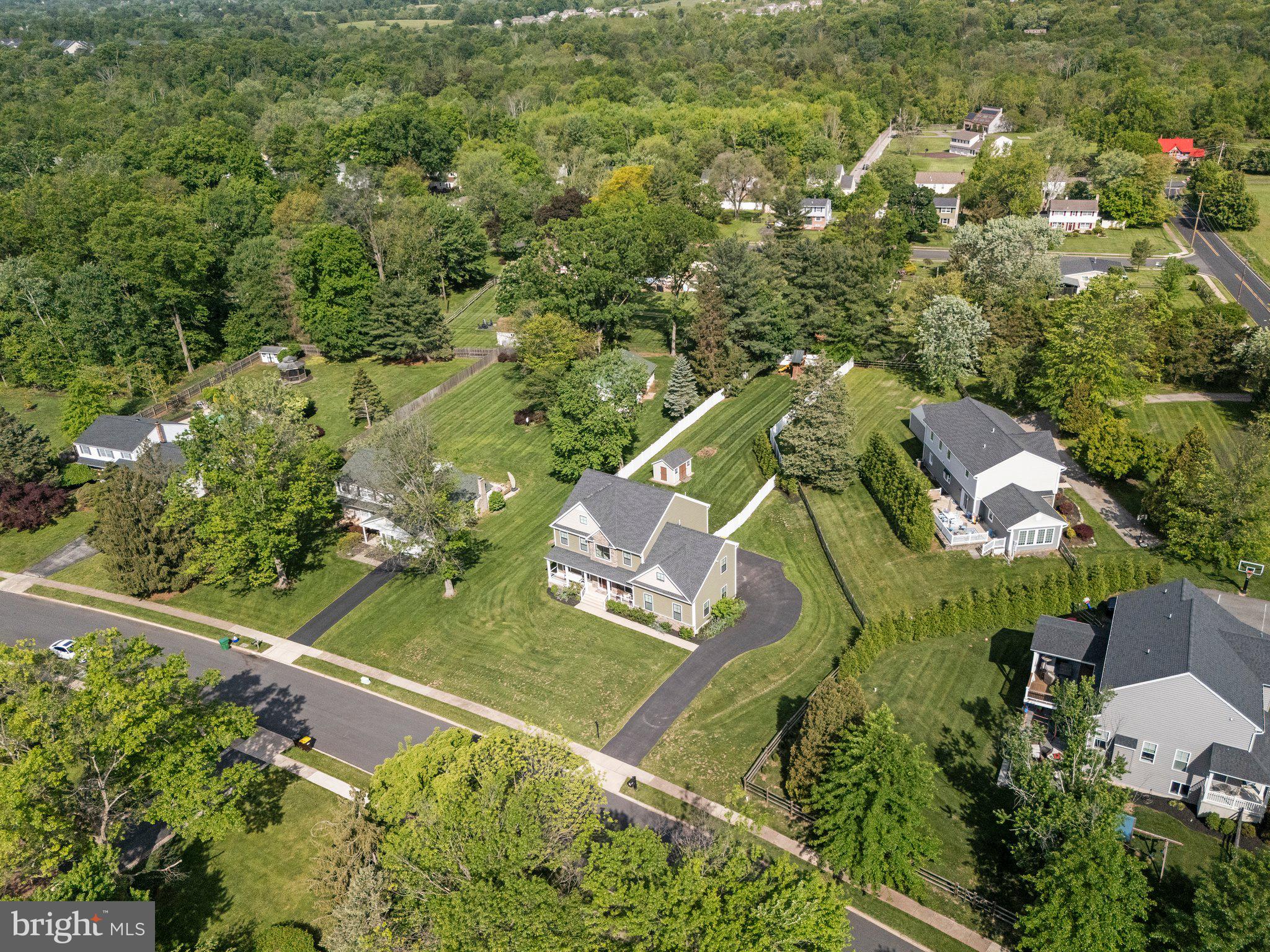 1413 Cortez Road Blue Bell, PA 19422 - Photo 61 of 66 an aerial view of residential houses with outdoor space