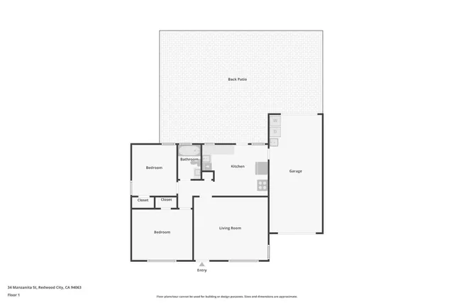 $999,000 | 34 Manzanita Street, Redwood City, CA 94063