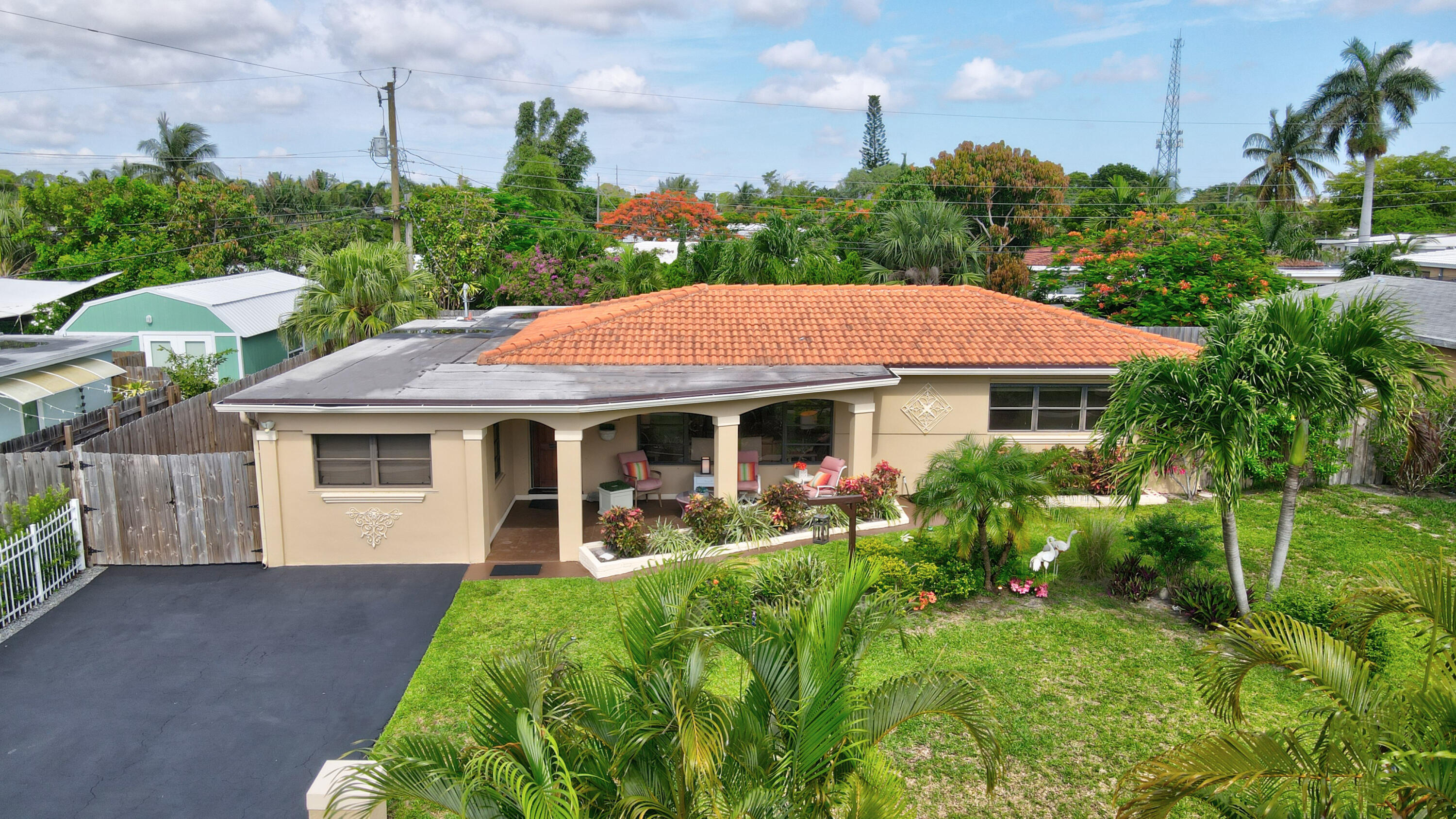 Aerial Front of House
