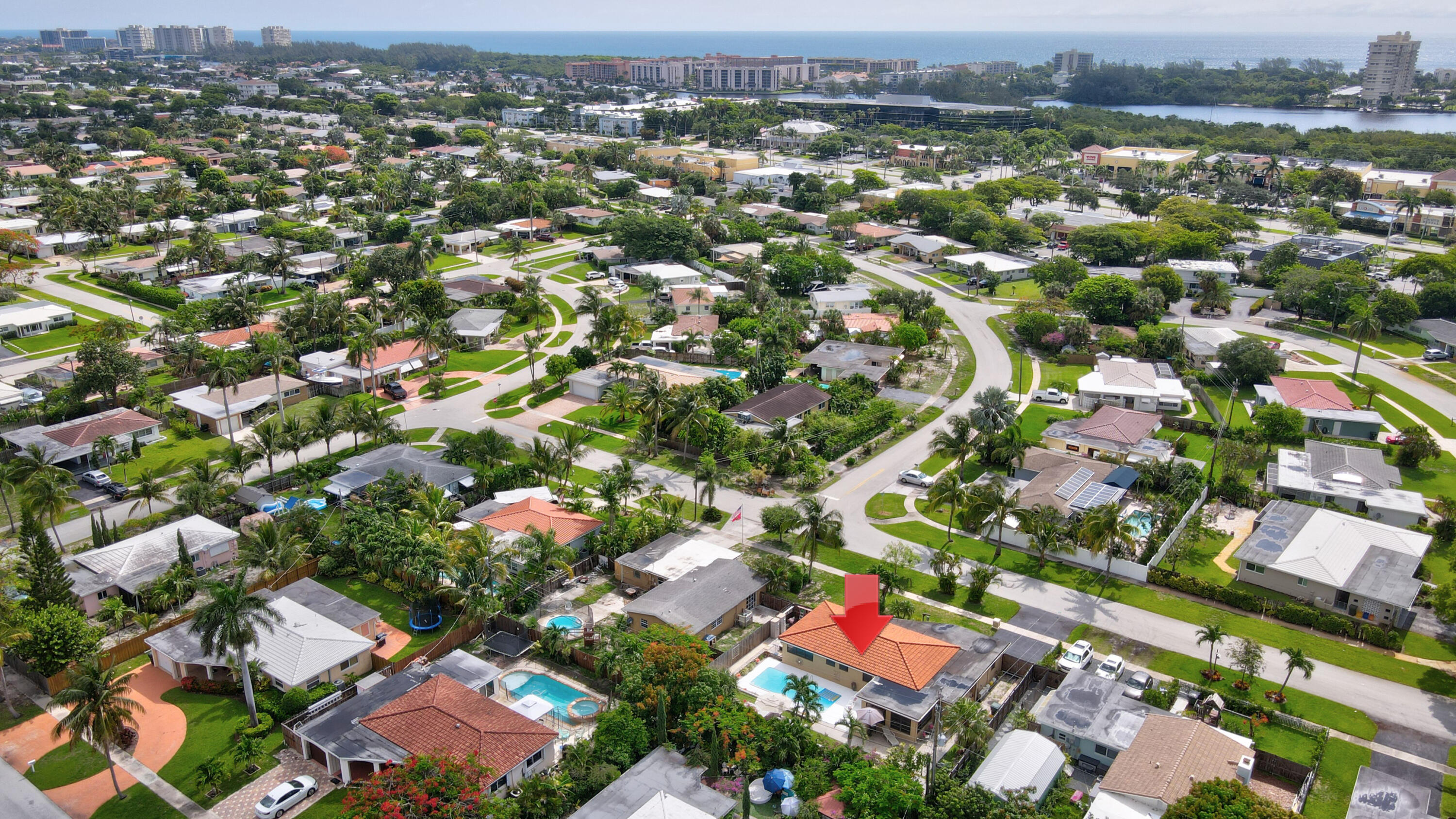 2171 Northeast 4th Way Boca Raton, FL 33431 - Photo 4 of 20 Aerial Northeast View