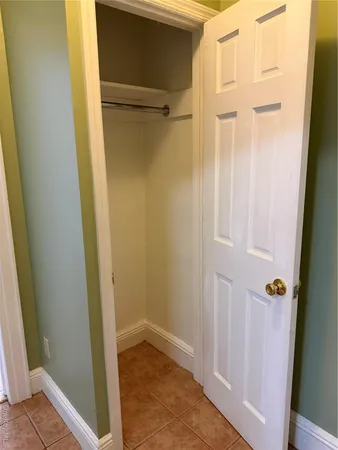 a view of closet area