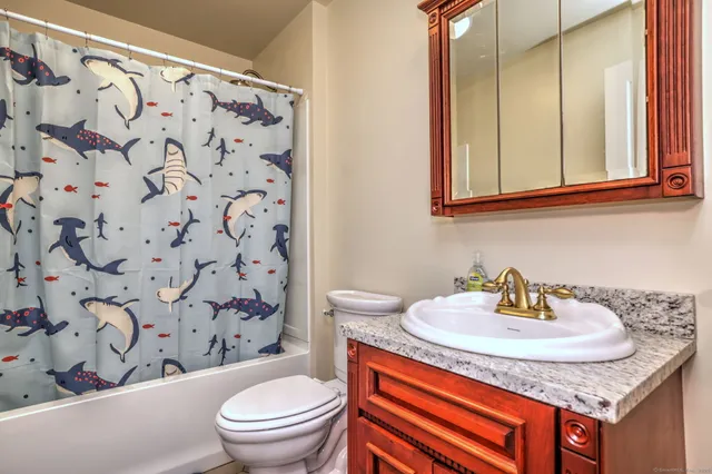 a bathroom with a sink and a toilet