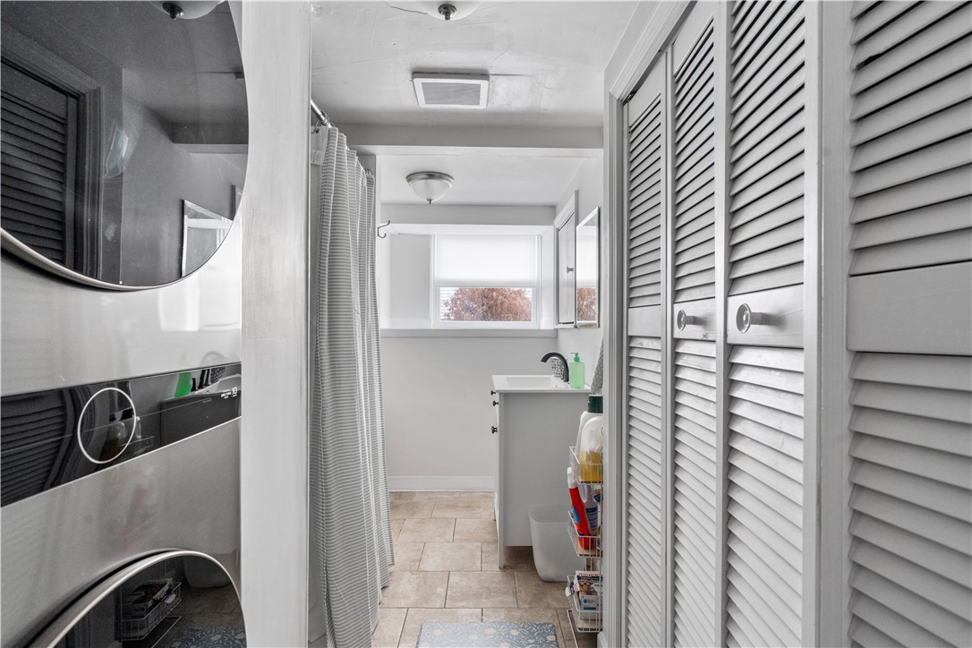 32 Rock Street Bristol, RI 02809 - Photo 17 of 20 Lower level full bath with shower and stackable laundry.