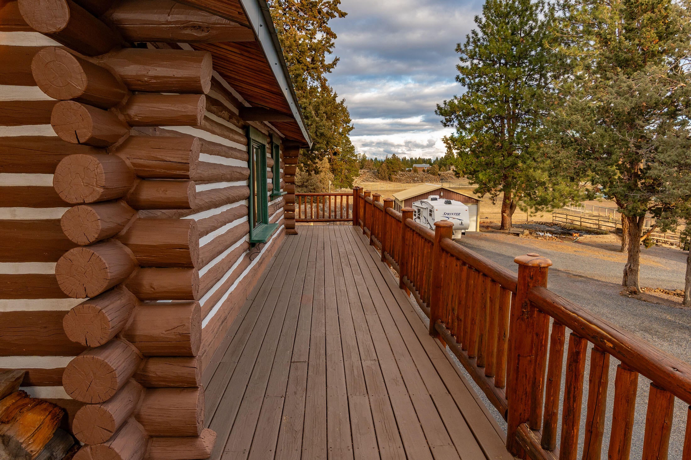 60384 Arnold Market Road Bend, OR 97702 - Photo 52 of 93 The log home is constructed of "pearl logs" carefully selected for lasting beauty. Pearl logs are chosen because they are much the same diameter from end to end. The pearl logs extend the entire length of the home in one piece. This features the preferred quality craftsmanship and appearance.
