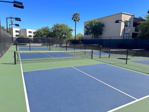 a view of a tennis court