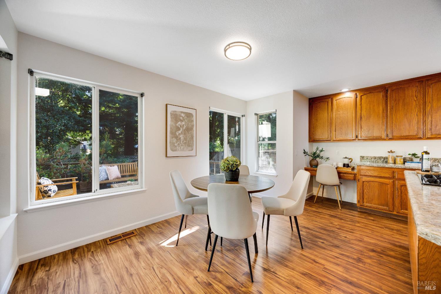 1874 Amy Avenue Santa Rosa, CA 95401 - Photo 17 of 53 The eat in kitchen even has a desk space.