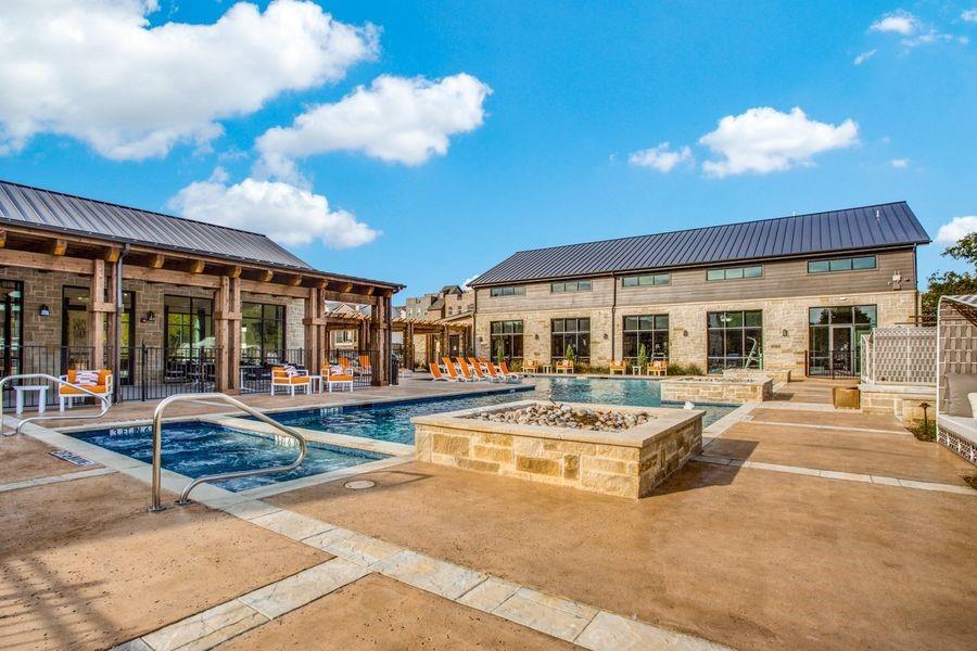 1434 Elevado Drive Dallas, TX 75212 - Photo 26 of 27 a view of a house with swimming pool and sitting area