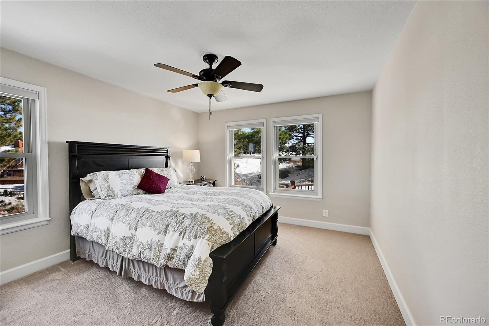 8717 Thunderbird Circle Parker, CO 80134 - Photo 25 of 50 a spacious bedroom with a bed and a window