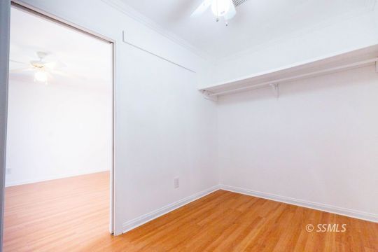 245 North Fairview Street Ridgecrest, CA 93555 - Photo 11 of 23 a view of a small space with wooden floor