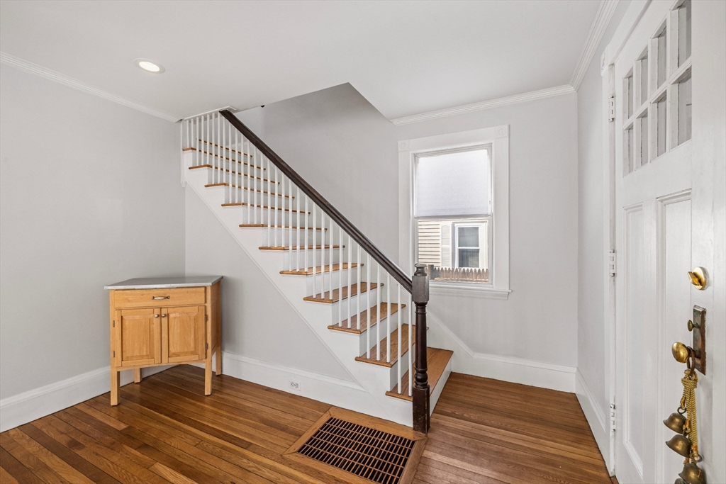 34 Lafayette Street Marblehead, MA 01945 - Photo 2 of 22 a view of an entryway with wooden floor