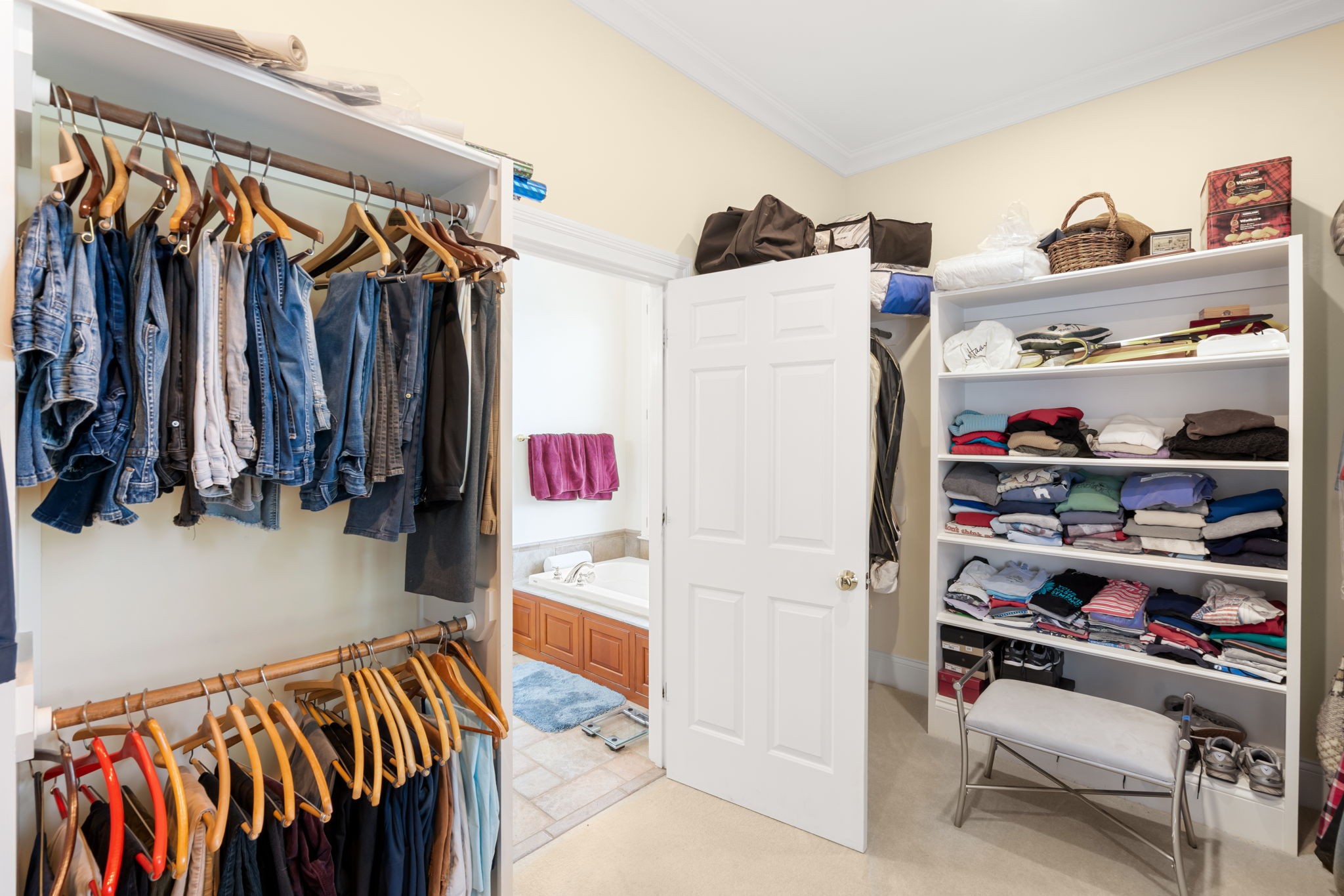 3210 Kinnard Springs Road Franklin, TN 37064 - Photo 26 of 64 a view of walk in closet with clothes and shoes
