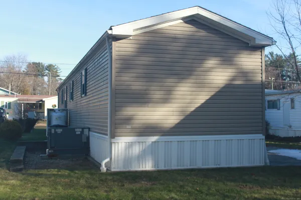 a backyard of a house
