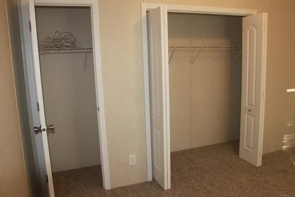 a view of closet area