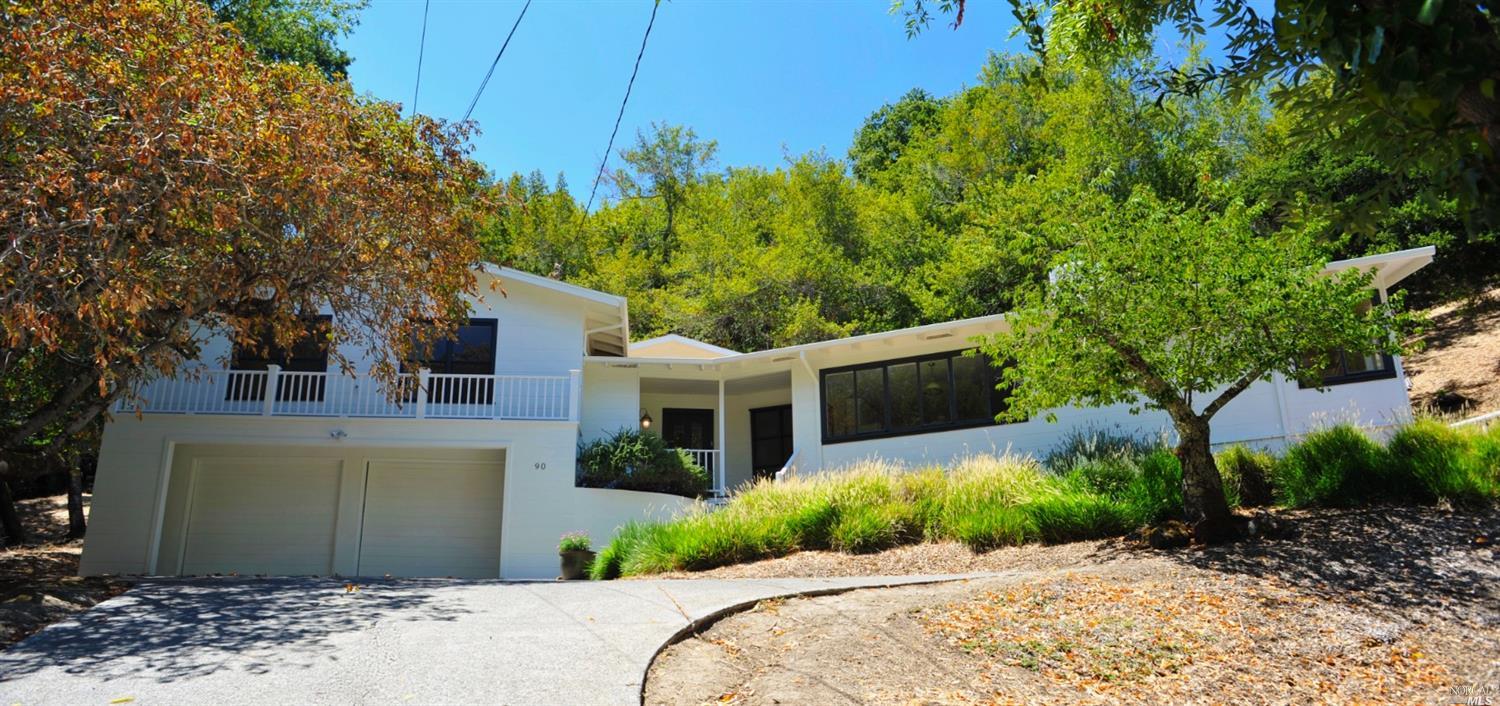 90 Legend Road San Anselmo, CA 94960 - Photo 1 of 1 a front view of a house with garden
