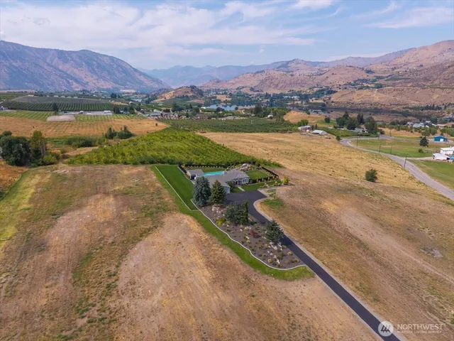 a view of a lake with a mountain