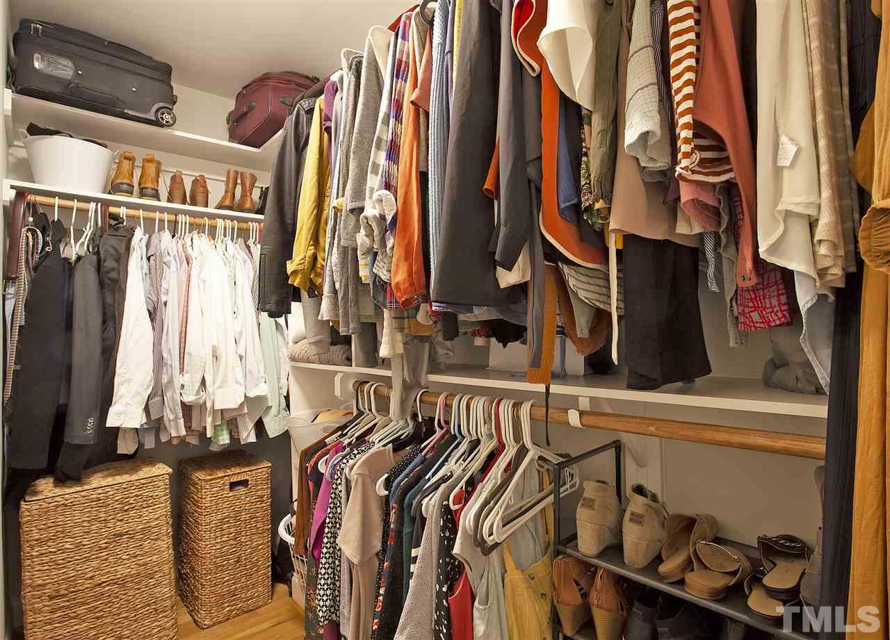 125 Plainview Avenue Raleigh, NC 27604 - Photo 17 of 27 a view of walk in closet with clothes