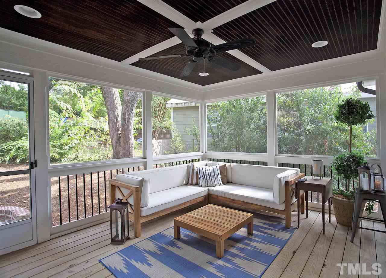 125 Plainview Avenue Raleigh, NC 27604 - Photo 21 of 27 a balcony with furniture and wooden floor