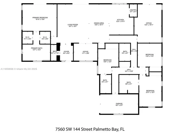 $1,685,000 | 7560 Southwest 144th Street, Palmetto Bay, FL 33158