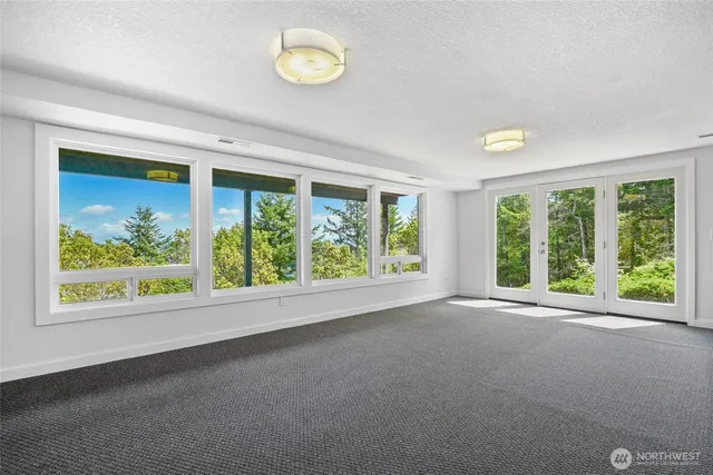 a view of a room with window