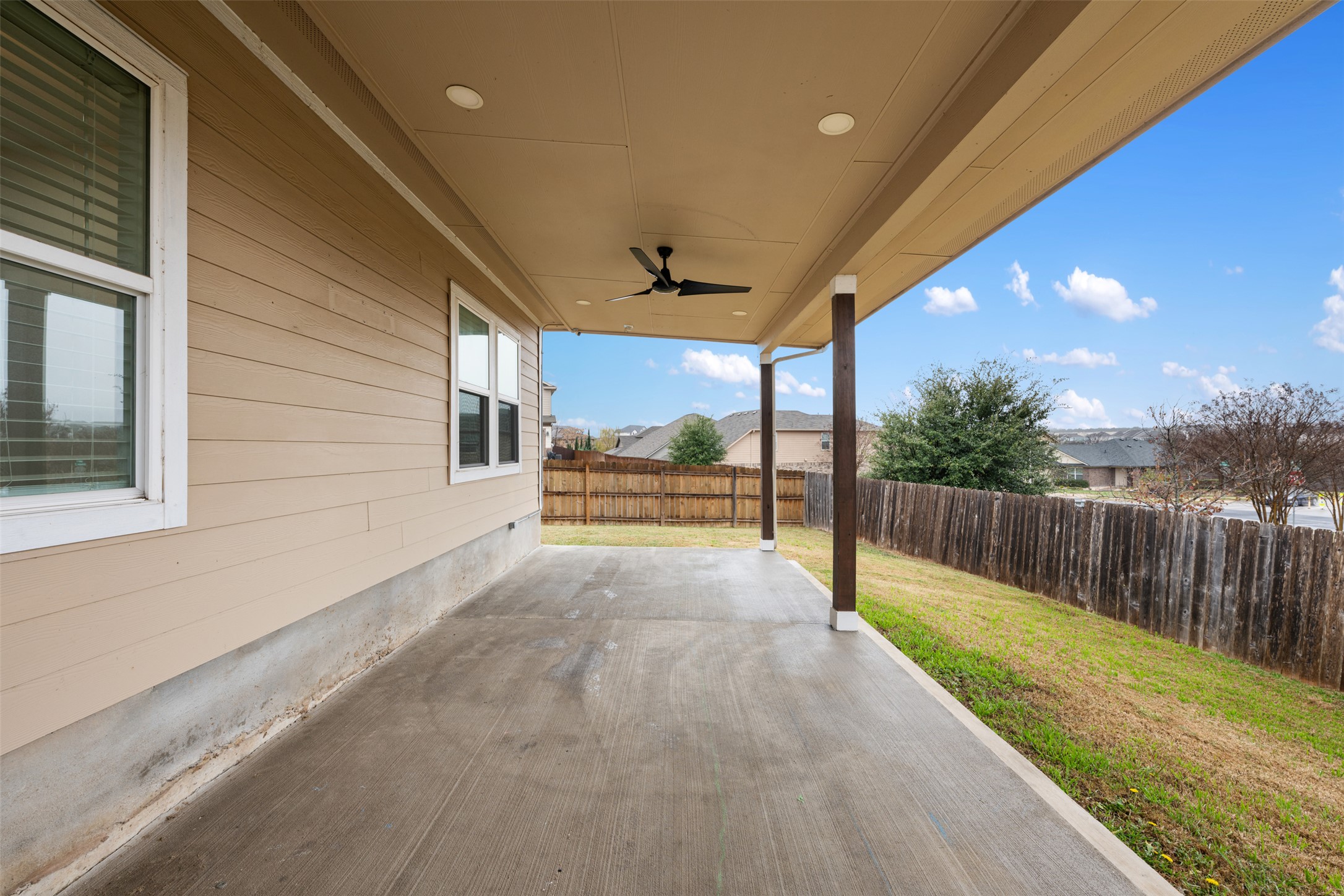 3400 Stephans Street Pflugerville, TX 78660 - Photo 37 of 40 a view of a patio with a yard