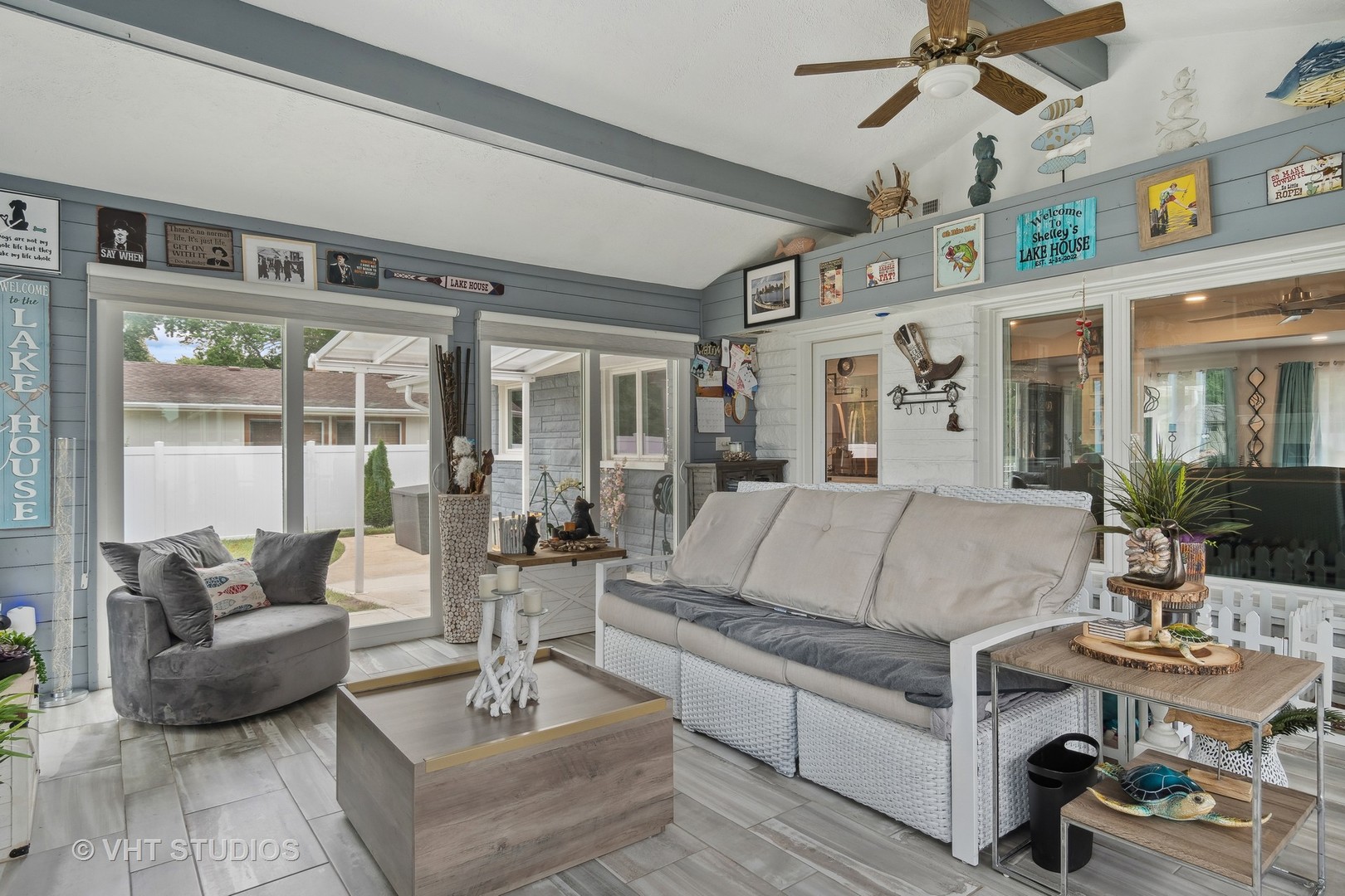 14107 Naperville Road Plainfield, IL 60544 - Photo 14 of 49 a living room with furniture and a large window