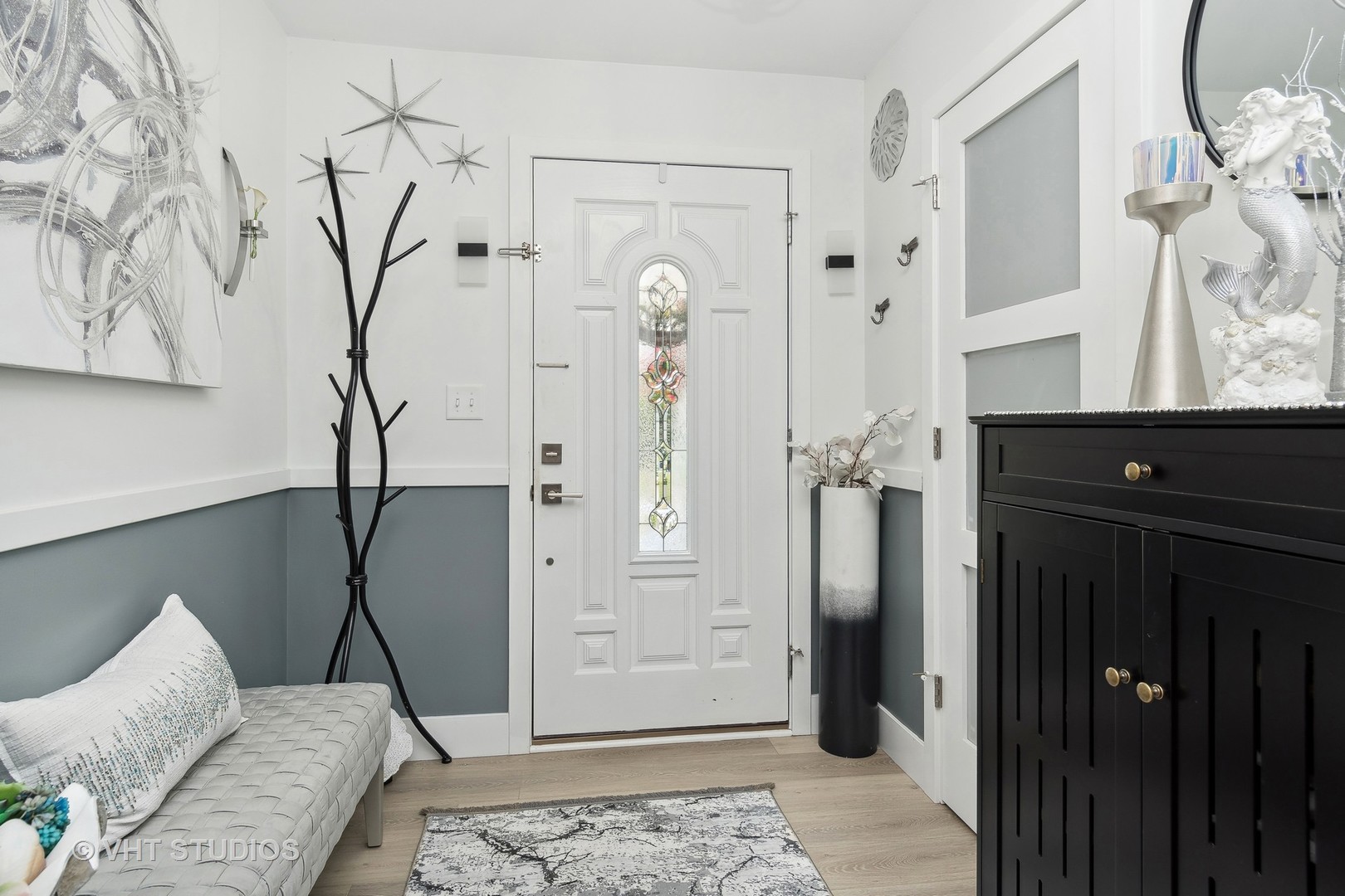 14107 Naperville Road Plainfield, IL 60544 - Photo 4 of 49 a bedroom with a bed and a mirror