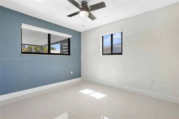 a view of an empty room