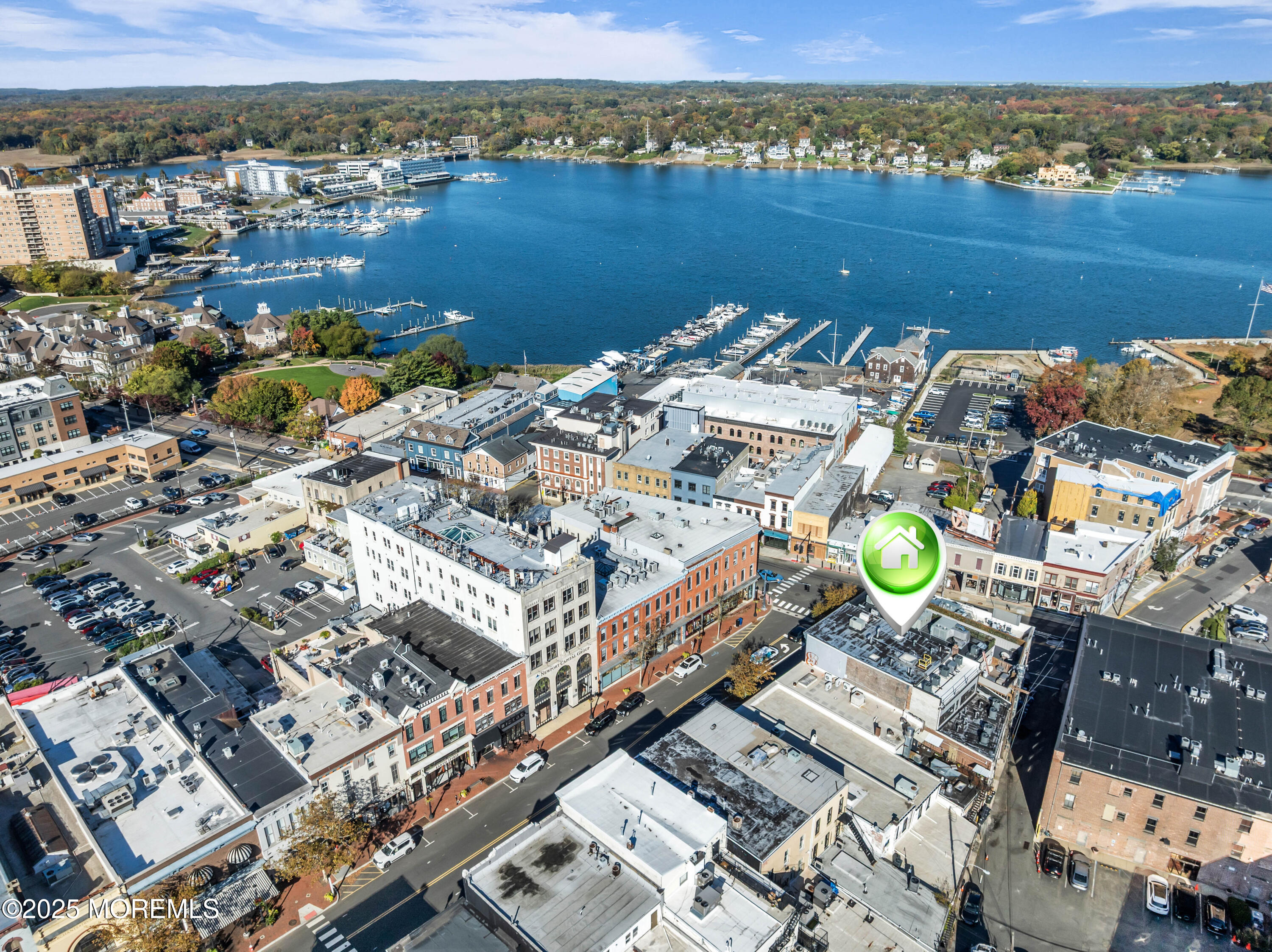 7 Broad Street, Unit 1 Red Bank, NJ 07701 - Photo 25 of 28 an aerial view of a ocean view
