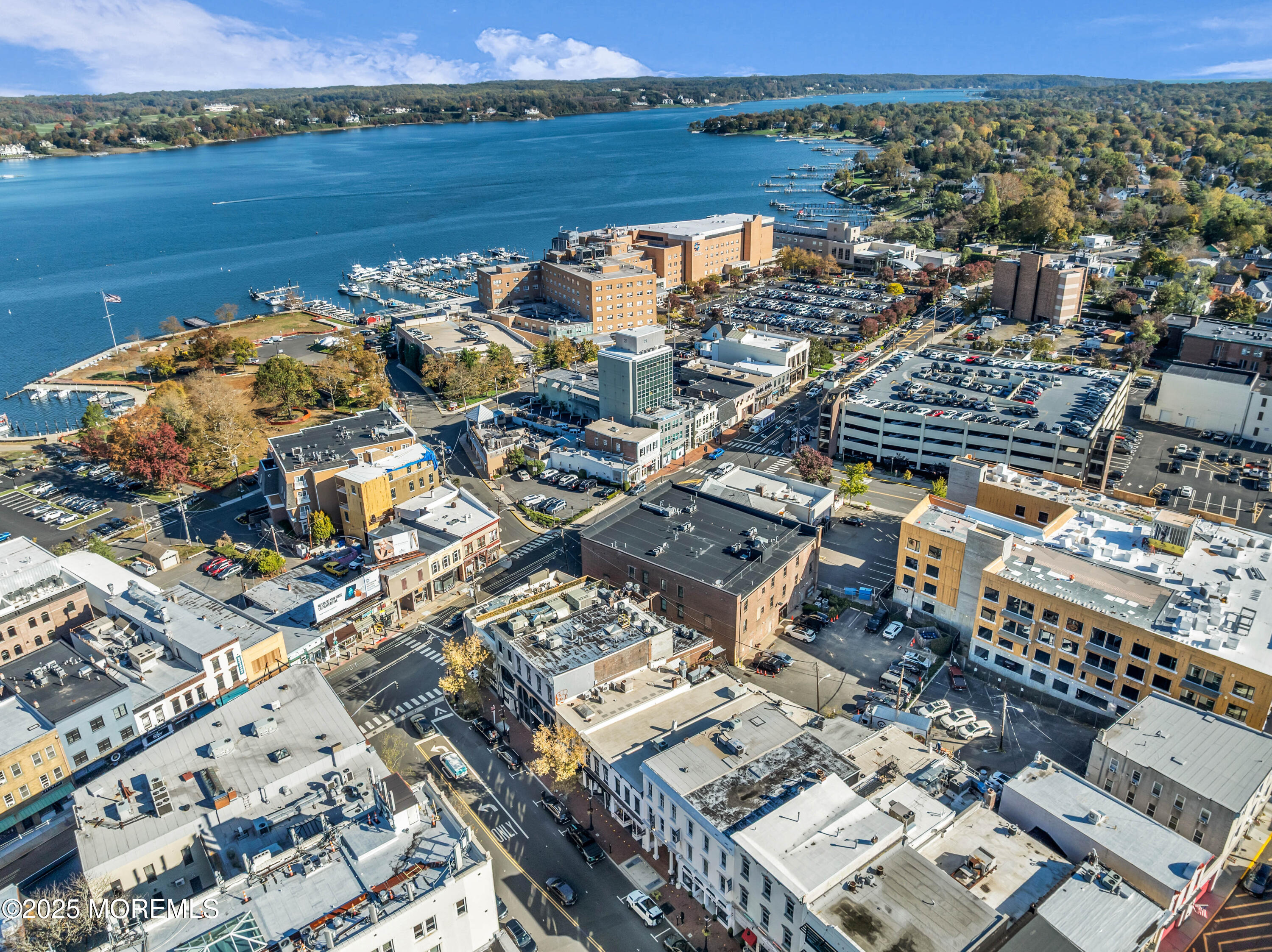 7 Broad Street, Unit 1 Red Bank, NJ 07701 - Photo 27 of 28 an aerial view of a house with a lake view