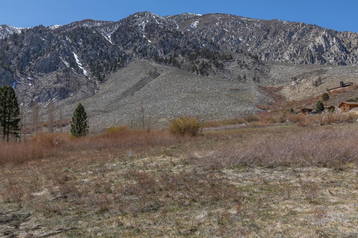 0 Swall Meadows Road Bishop, CA 93514 - Photo 2 of 13 a view of a dry yard with mountains in the background