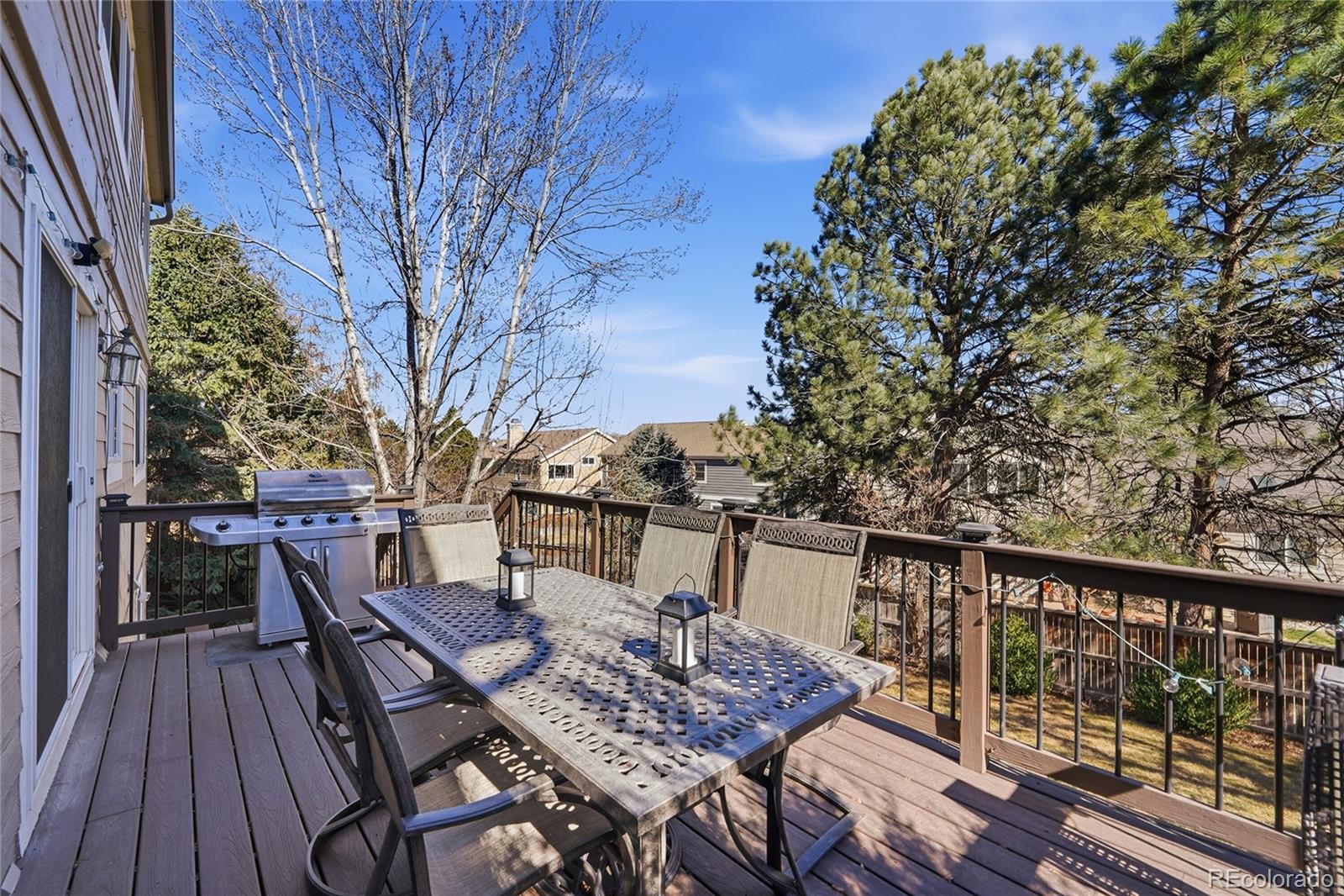 9264 Madras Court Highlands Ranch, CO 80130 - Photo 33 of 50 a view of deck with patio