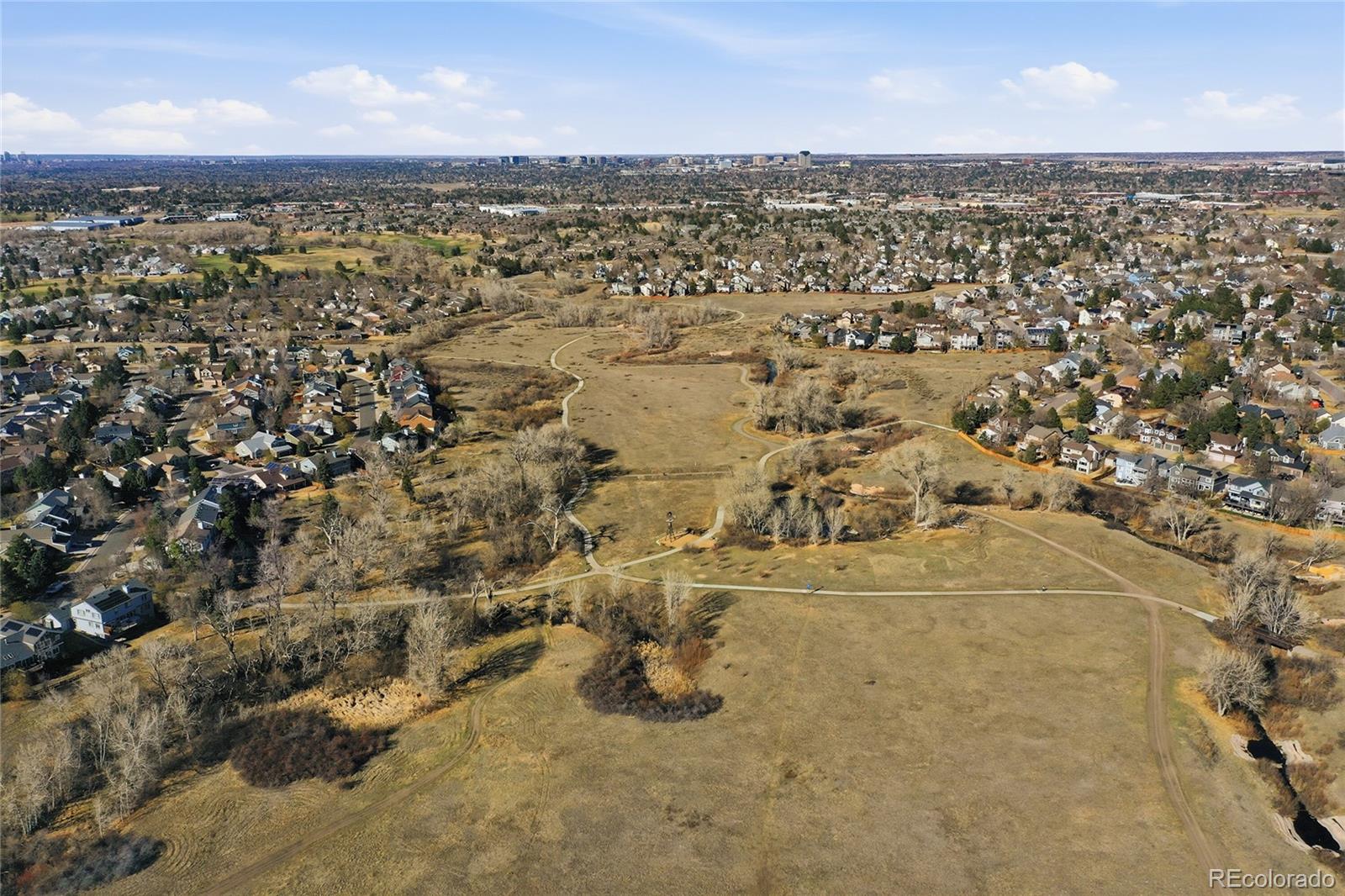 9264 Madras Court Highlands Ranch, CO 80130 - Photo 44 of 50 an aerial view of residential houses with outdoor space