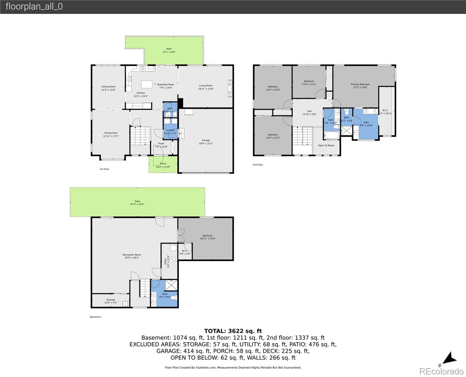 9264 Madras Court Highlands Ranch, CO 80130 - Photo 50 of 50 a picture of a floor plan