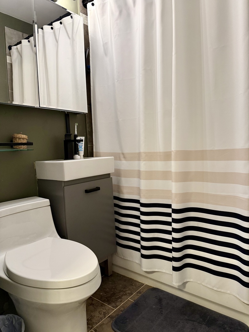 4720 North Beacon Street, Unit 2N Chicago, IL 60640 - Photo 25 of 26 a bathroom with a sink and a toilet