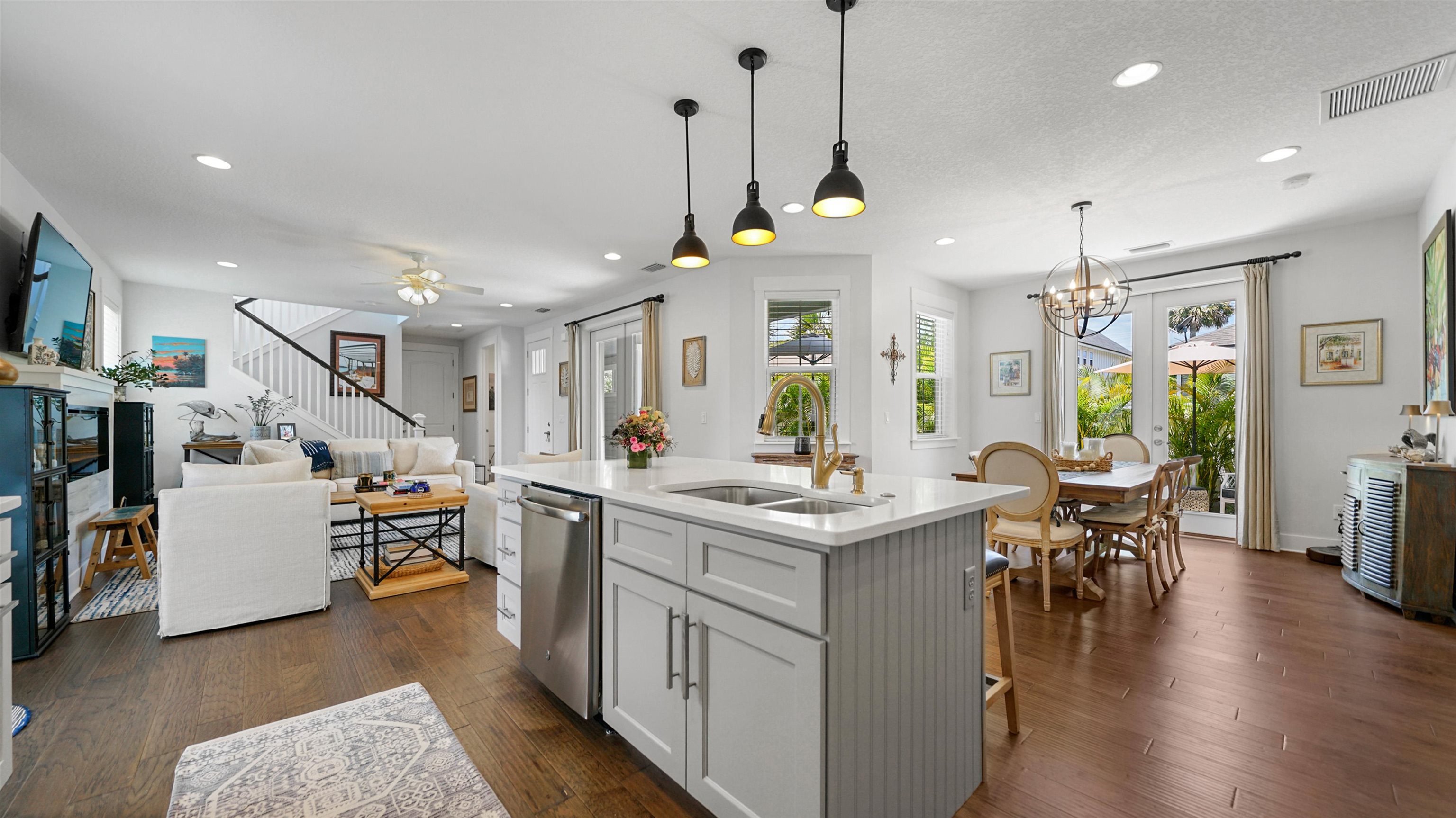 304 Ribault Street St. Augustine, FL 32080 - Photo 19 of 69 a kitchen with lots of counter and appliances