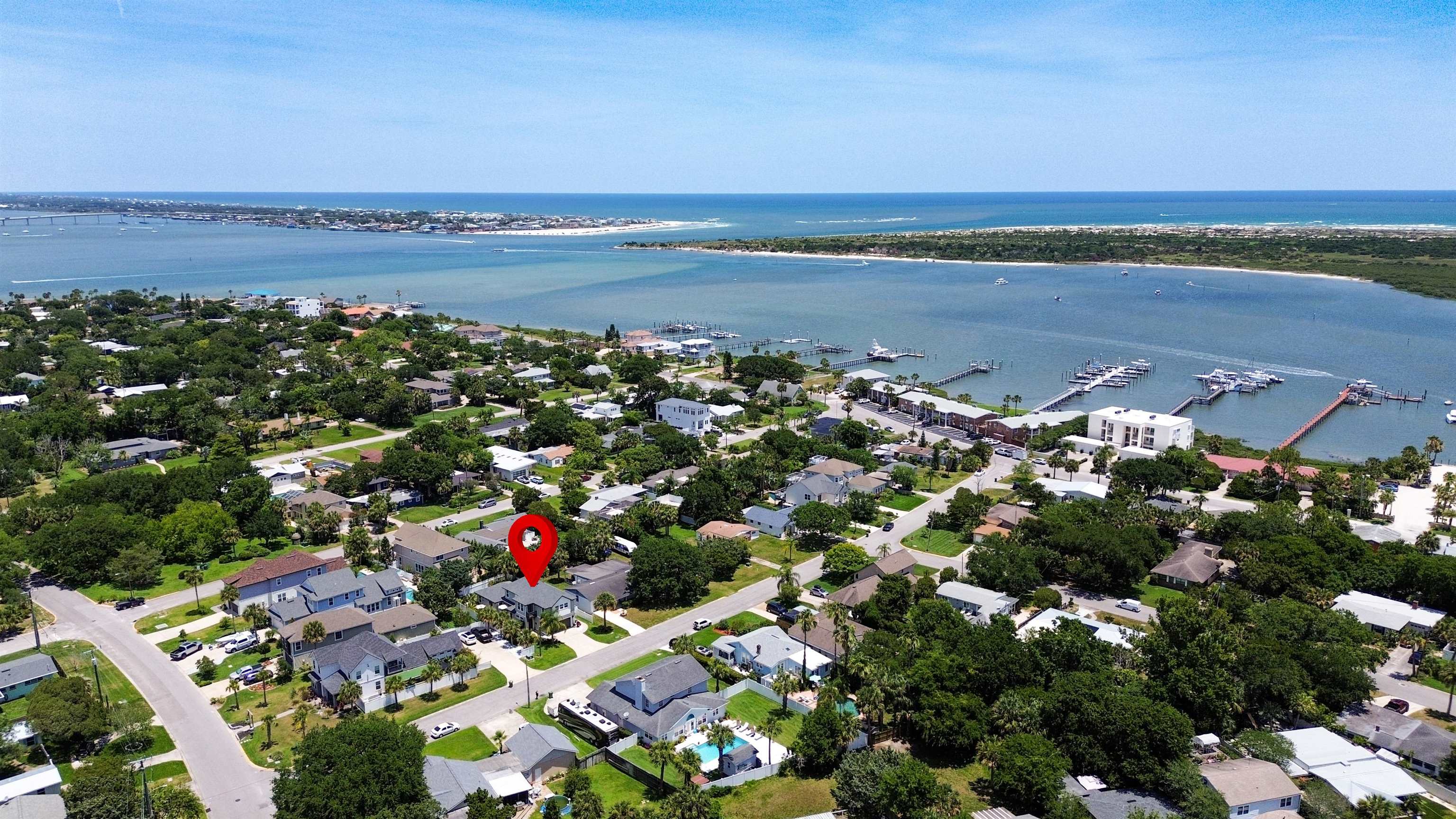 304 Ribault Street St. Augustine, FL 32080 - Photo 3 of 69 a view of city and ocean