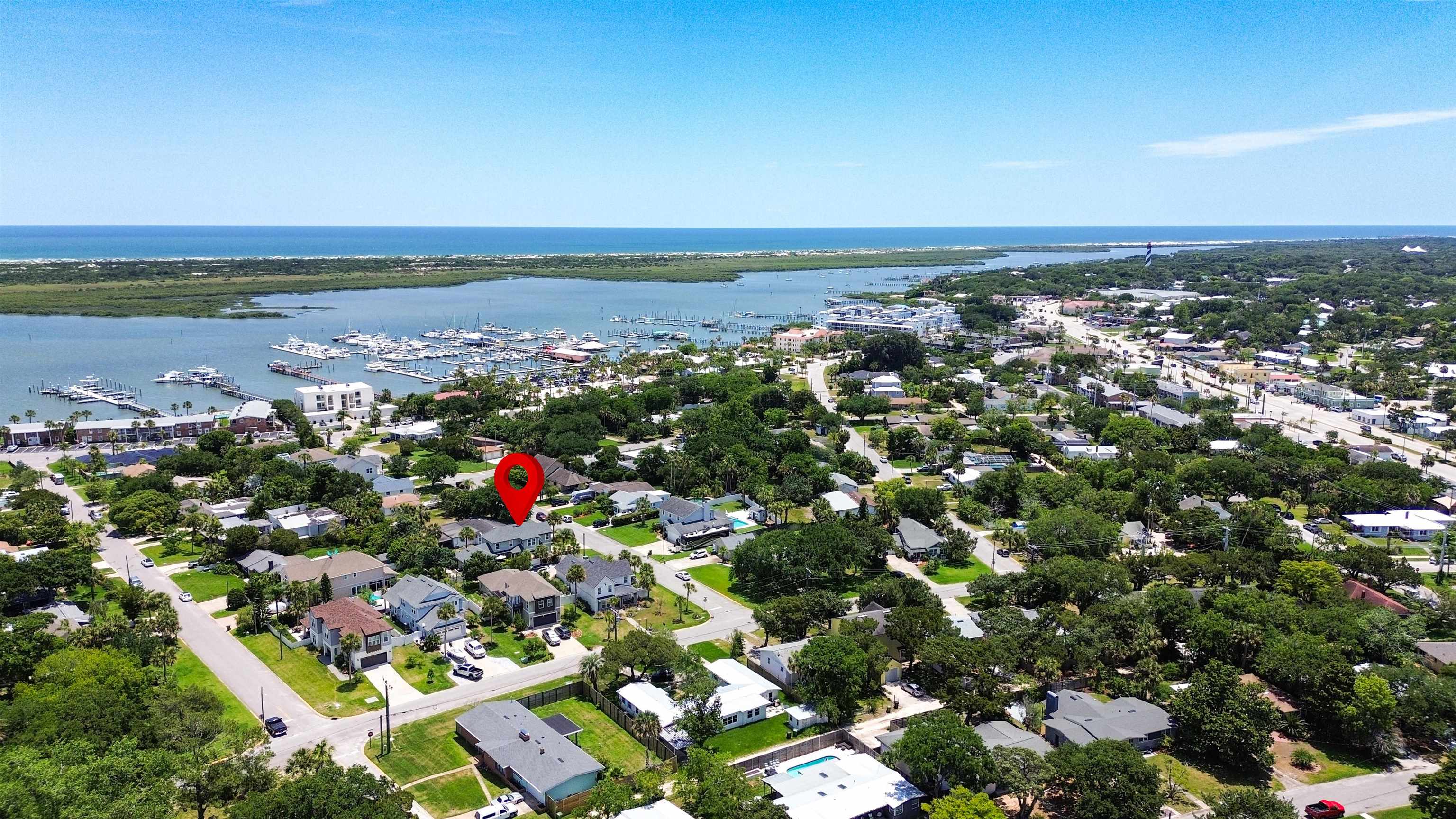 304 Ribault Street St. Augustine, FL 32080 - Photo 59 of 69 an aerial view of multiple house
