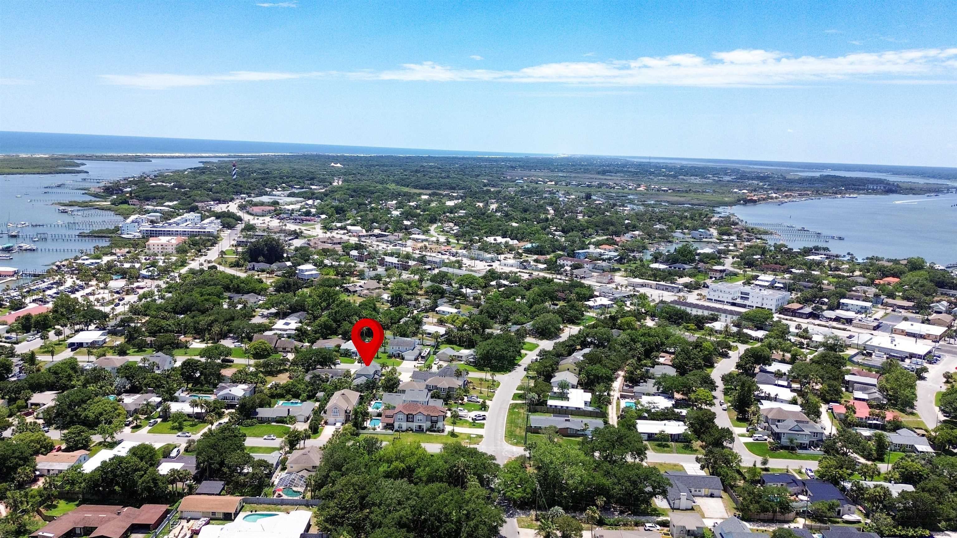 304 Ribault Street St. Augustine, FL 32080 - Photo 60 of 69 an aerial view of multiple house